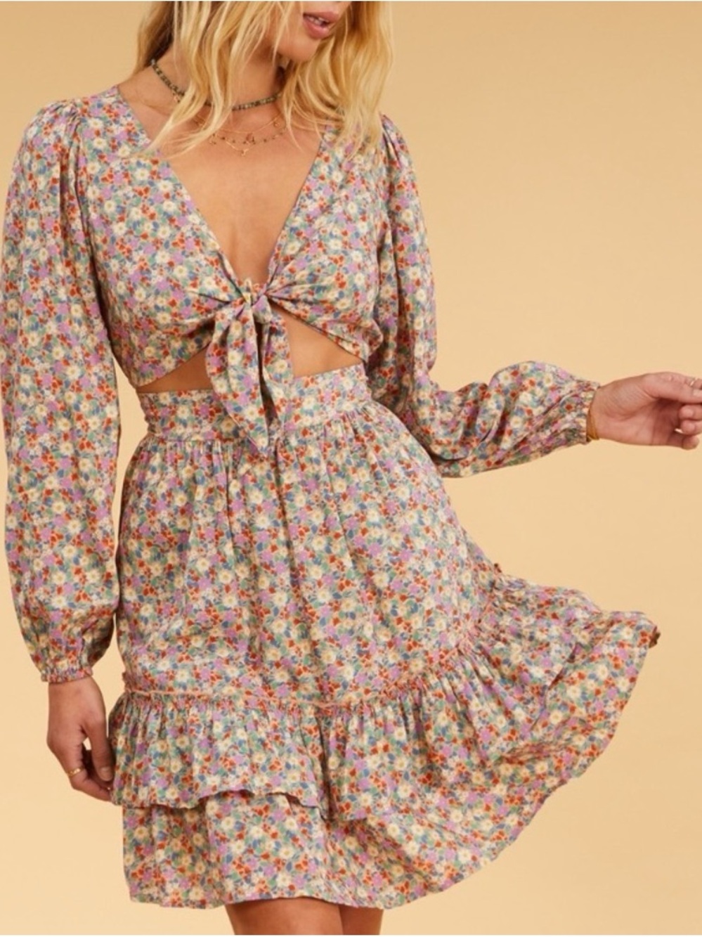 Billabong x The Salty Blonde Ditsy Dreamer Dress